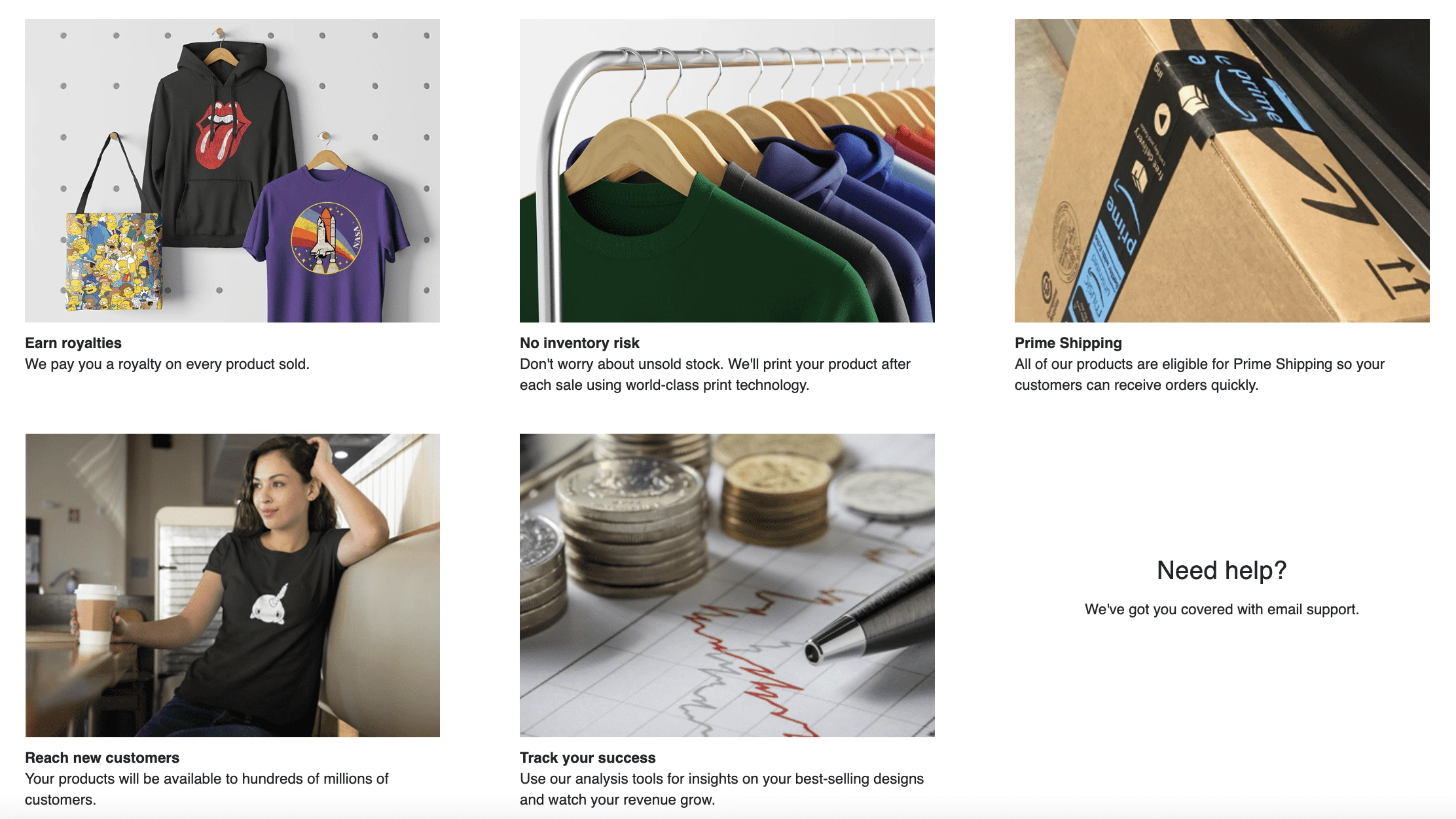 amazon merch on demand benefits