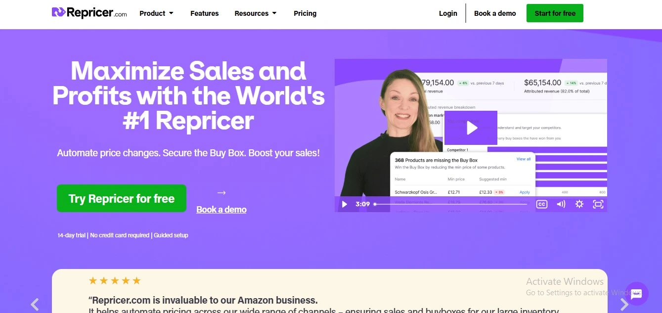 picture showing RepricerExpress an amazon repricer tool