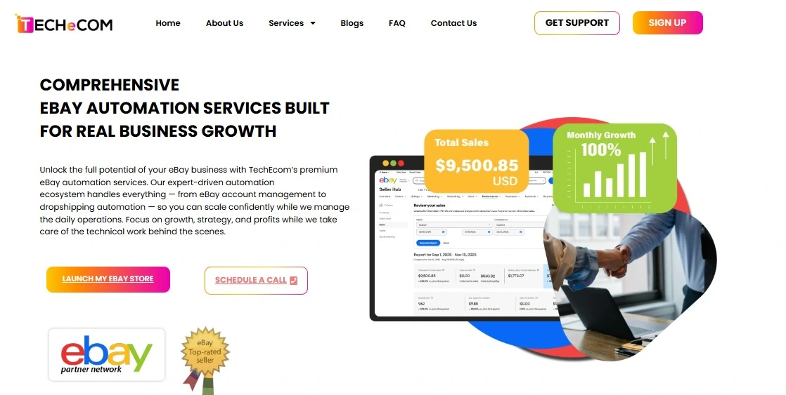 TechEcoms best ebay automation service