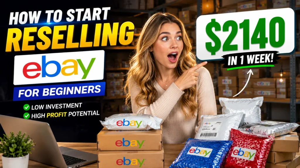 how to make money reselling on ebay