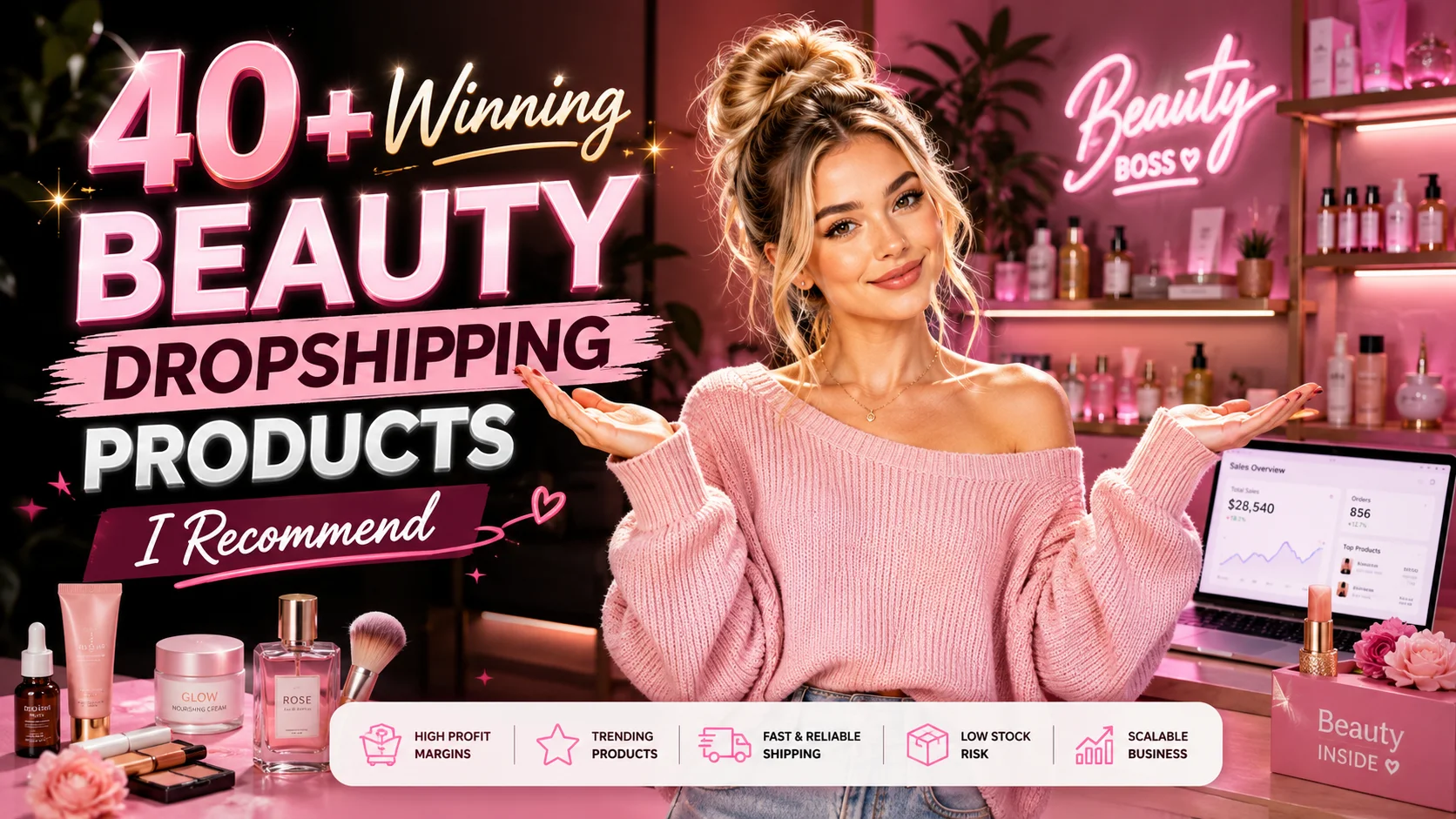 40+ Winning Beauty Dropshipping Products for 2026