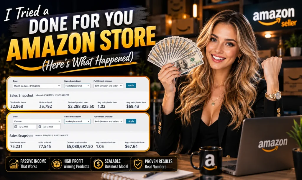 I Tried a Done-for-You Amazon Store Service