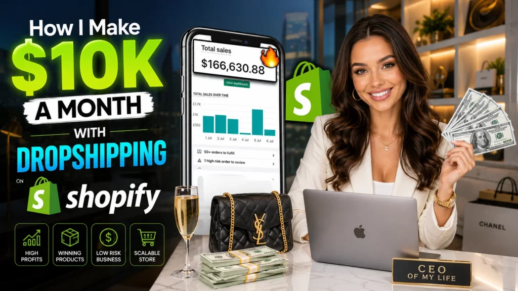 how I make 10k a month dropshipping on shopify